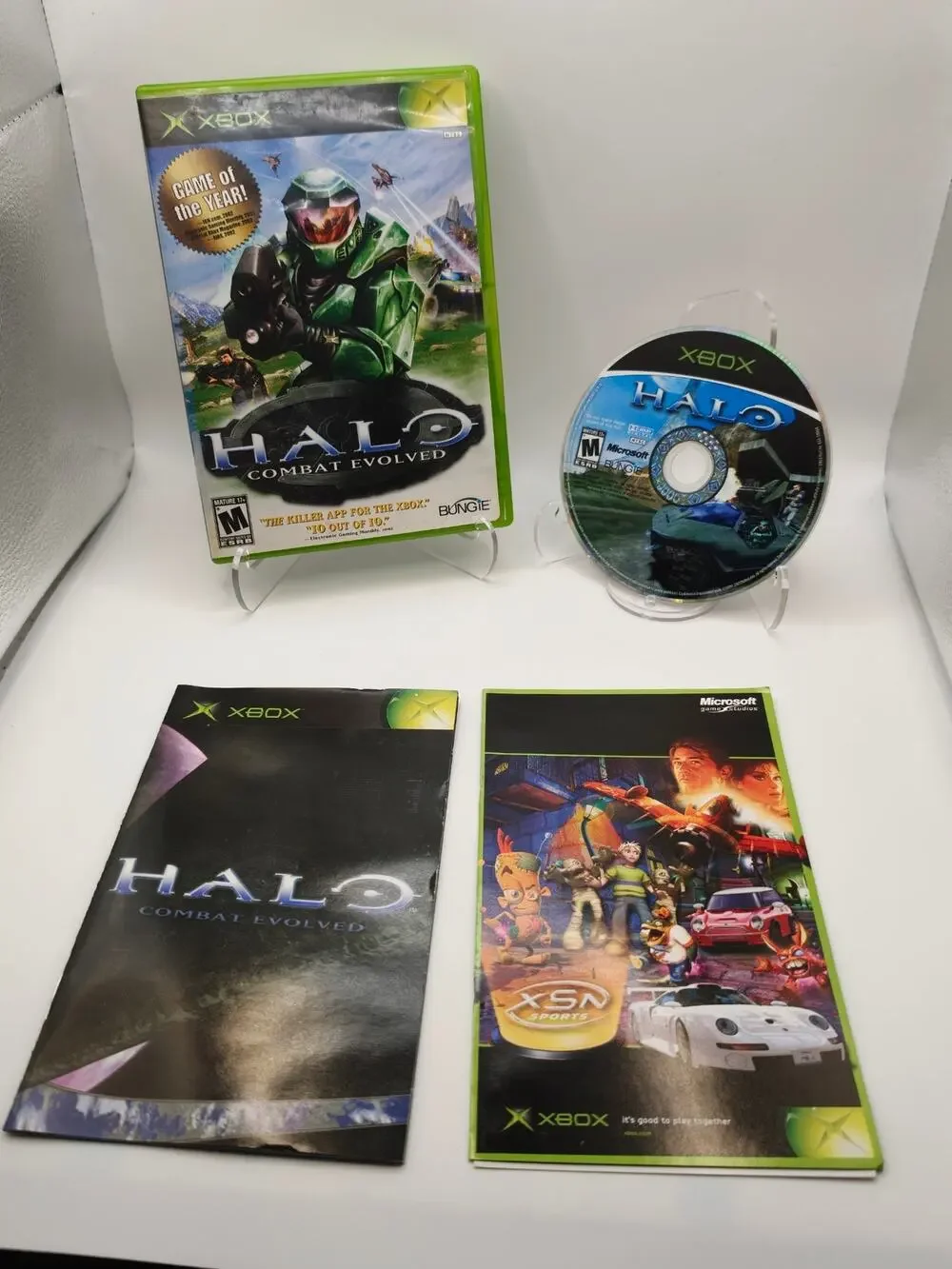 Halo Combat Evolved Original Xbox CIB Complete w/ Manual